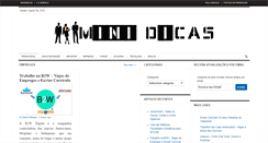 Desktop Screenshot of mini-dicas.com
